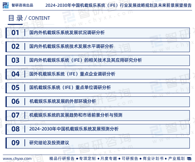 智研咨询—《2024-2030年中国机载娱乐系统（IFE）行业研究报告》重磅上线-第2张图片-欧陆平台